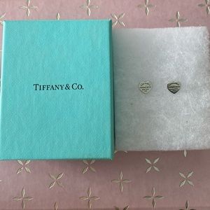 Tiffany and Co. - Mini Heart Tag Earrings